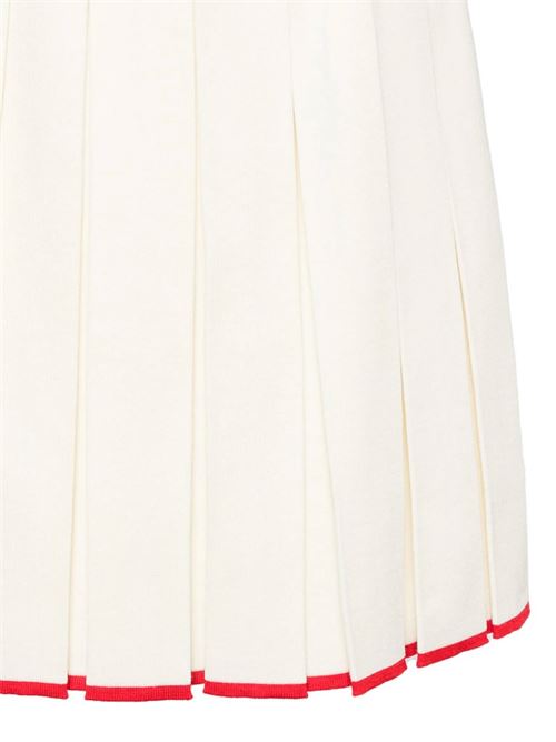 White vrigin wool skirt THOM BROWNE | FKK132BY1037100